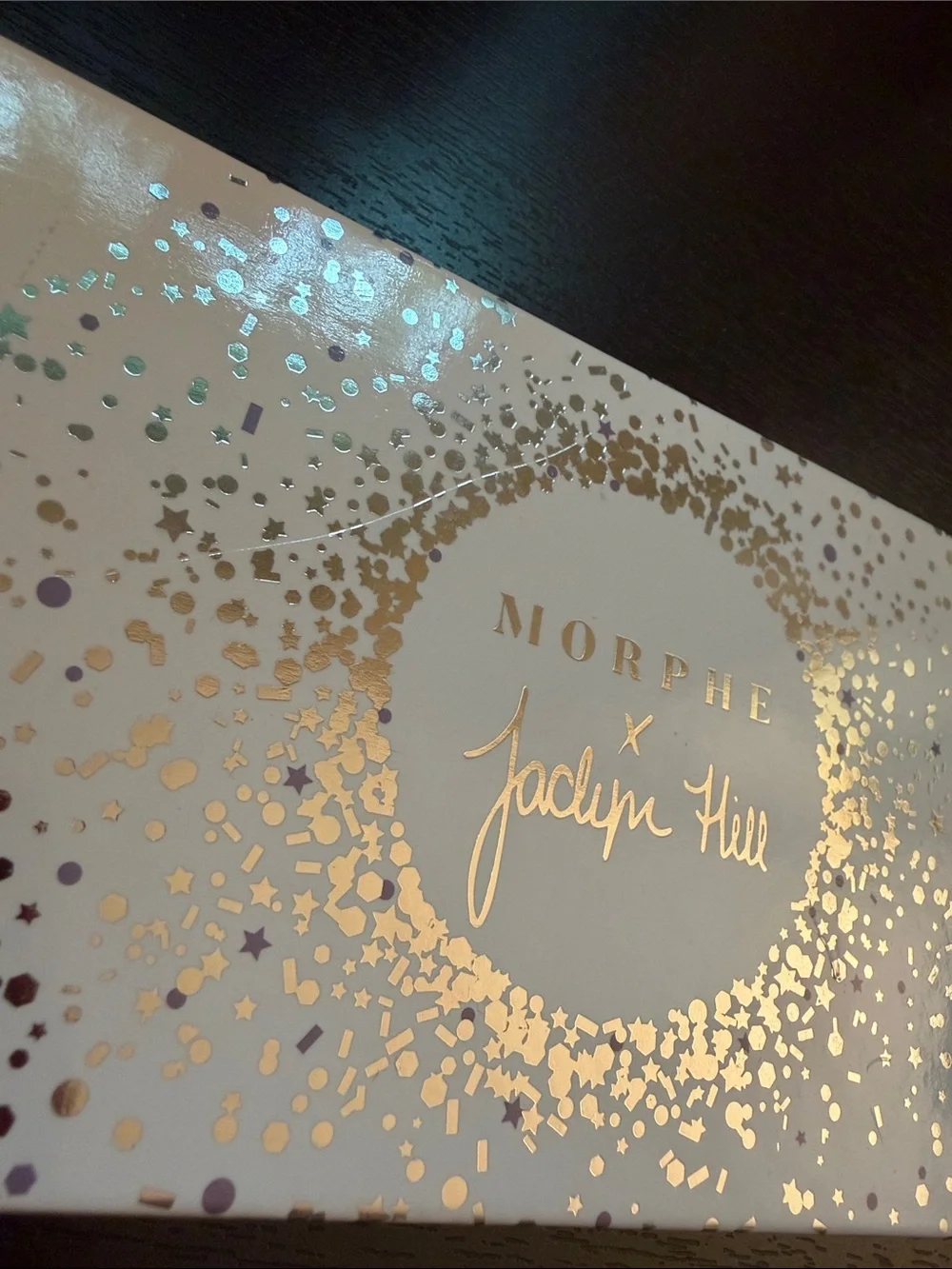 Morphe x Jaclyn Hill Eyeshadow Palette - White with Gold Accents